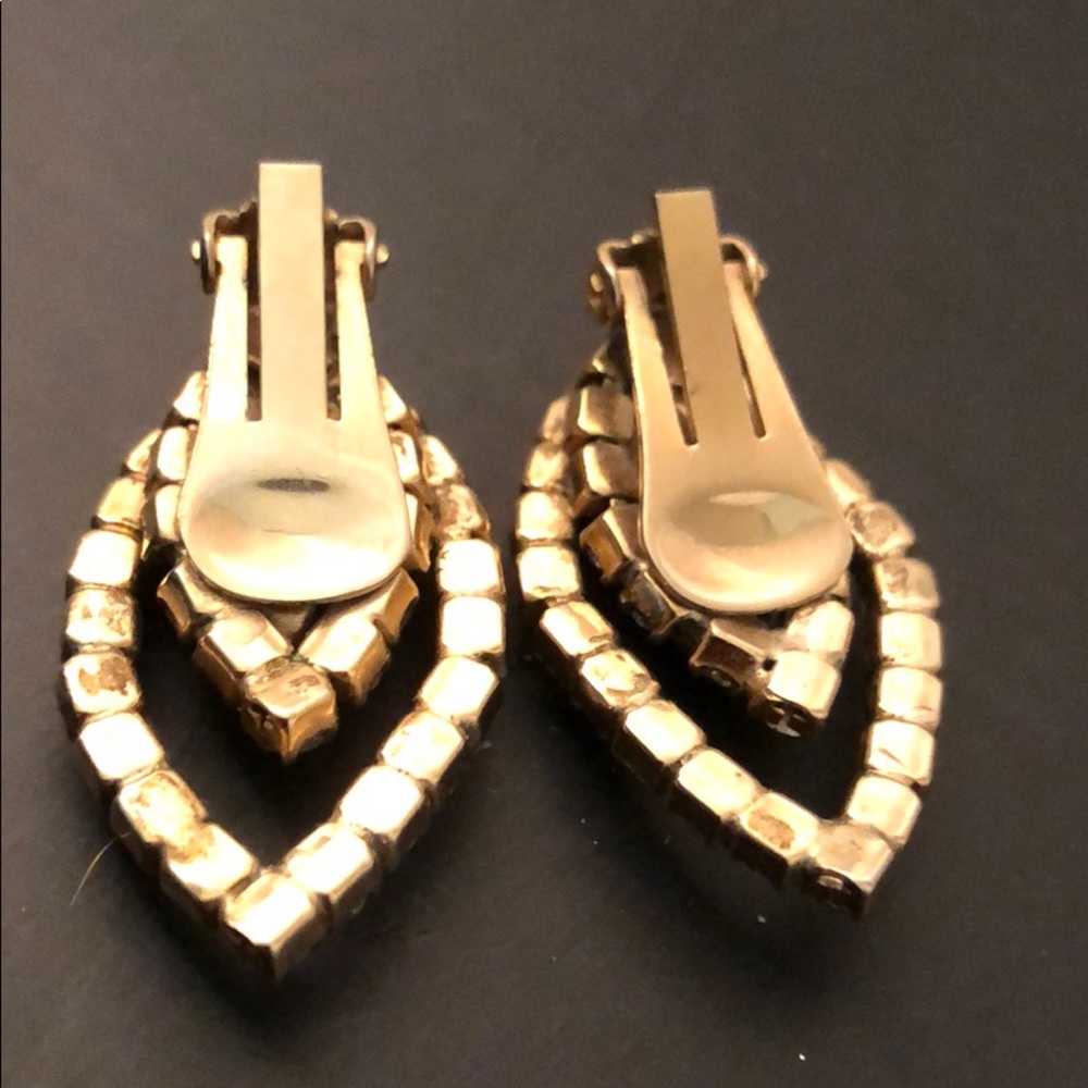 Vintage Rainbow Crystal W/Large Marquis - image 4